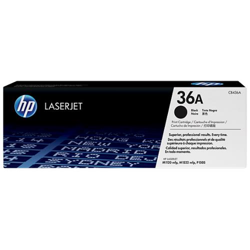 HP 36A Black Original LaserJet Toner Cartridge