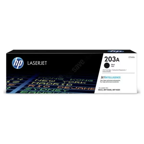 HP 203A Original LaserJet Toner Cartridge Black CF540A AED 263.00