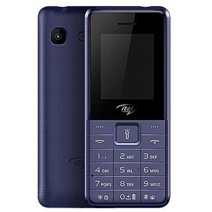 itel 5606 Dual Sim, 2500mAh Battery, Wireless FM, Facebook, - Dark Blue