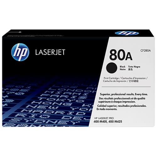 HP 80A Black Original LaserJet Toner Cartridge